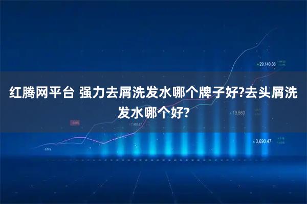 红腾网平台 强力去屑洗发水哪个牌子好?去头屑洗发水哪个好?