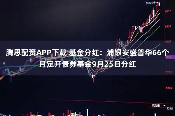腾思配资APP下载 基金分红：浦银安盛普华66个月定开债券基金9月25日分红